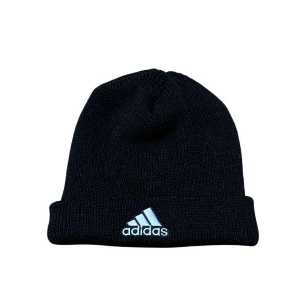 Adidas Black Unisex Knit Black Team Issue Black Beanie One Size